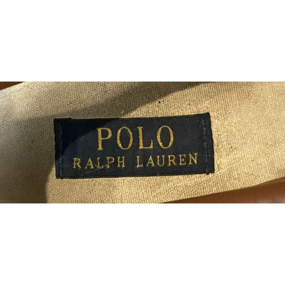 Mens Polo Ralph Lauren Vaughn Canvas Sneakers Gray sz 10D